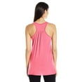 thumbnail image 2 of Women's Sorry Printed Flowy Racerback Tank Top, 2 of 2