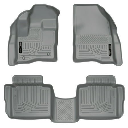 Husky Liners Front & 2nd Seat Floor Liners (Footwell Coverage) Fits 10-18 Taurus