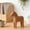 Khaki_Free Size, variant on Mnhhatv Large Wooden Horse Sculpture Home Decor for Living Room TV Cabinet Tea Table Display Minimalist Modern Style with Smooth Lines and Calm Colors for Shelf Table Office Accent and Art Collection