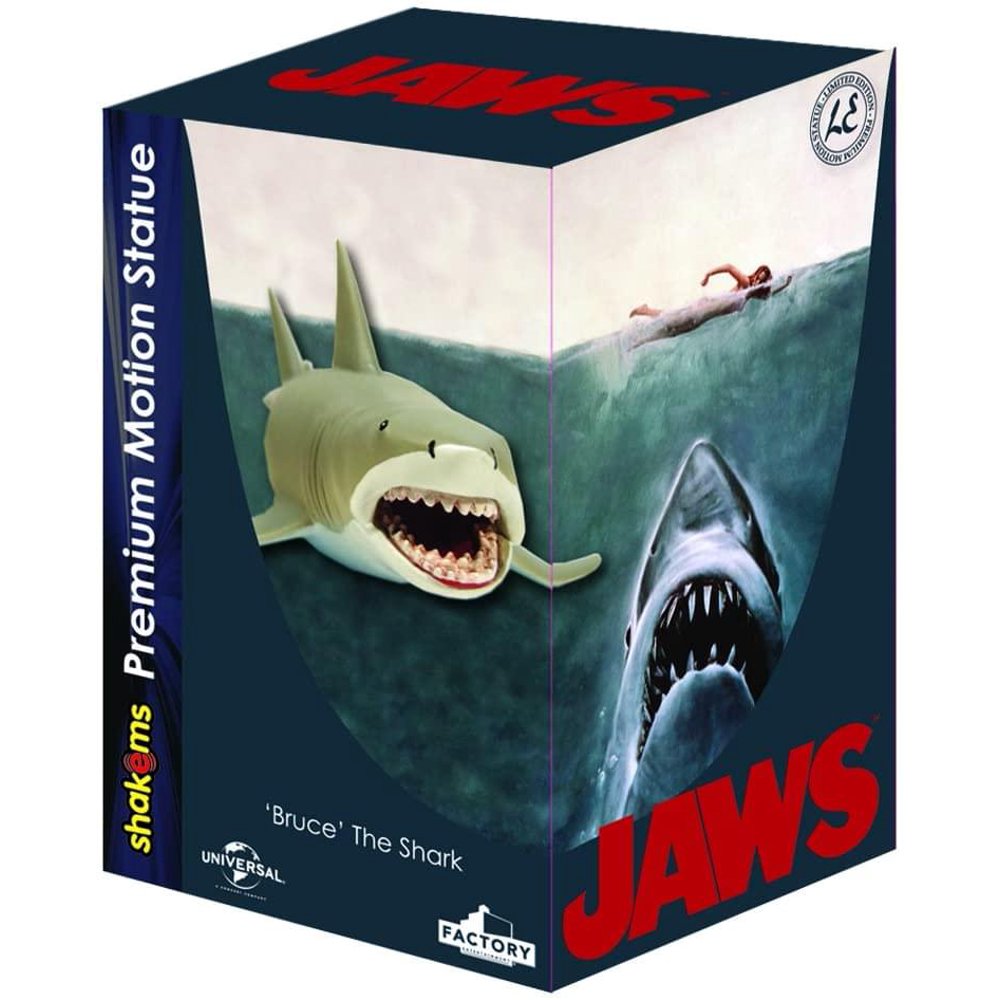 JAWS Bruce the Shark 7.5 Inch Premium Motion Statue - Walmart.com