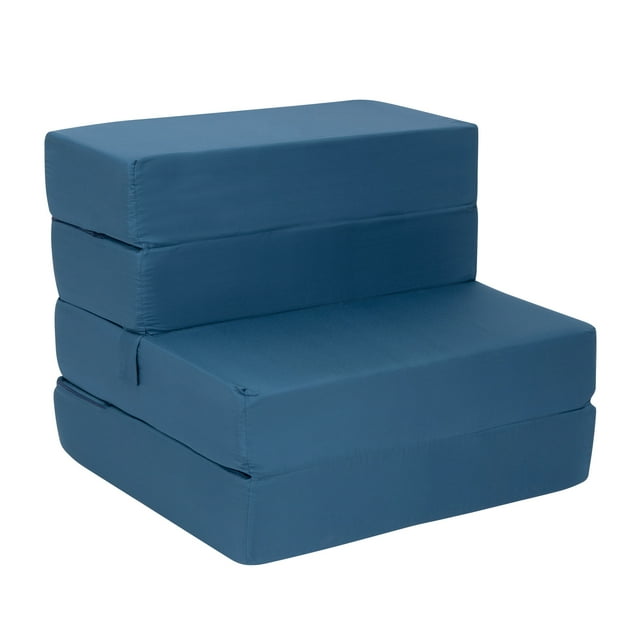 Sofá Cama Individual Onof SCI Plegable 2 en 1 Cama Portátil Color Azul