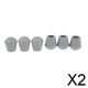 thumbnail image 1 of Punta De Goma Para Bastones,Consejos para bastones,Consejos para bastones,Consejos de caña 2 piezas, 1 of 8