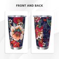 thumbnail image 3 of KLL Paisley2 Print 40oz Stainless Steel Insulated Car Cup with Spillproof Lid - Keep Your Drink Hot or Cold on the Go-Straw Two-piece Set, 3 of 8