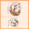 thumbnail image 3 of Guozer Snowman Bathroom Stickers 1PCS Winter Decoration Stickers for Glass Christmas Wall Decals for Bedroom, Playroom, Living Room, School, Nursery, Kindergarten, 3 of 8
