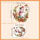 thumbnail image 3 of Xihbxyly Adhesivo de Pared de Muñeco de Nieve Navideño, Autoadhesivo de Pvc, Impermeable y Resistente a La Decoloración, Diseño de Guirnalda de Pájaros, Fácil de Instalar, Decoración Navideña, Múltip, 3 of 7
