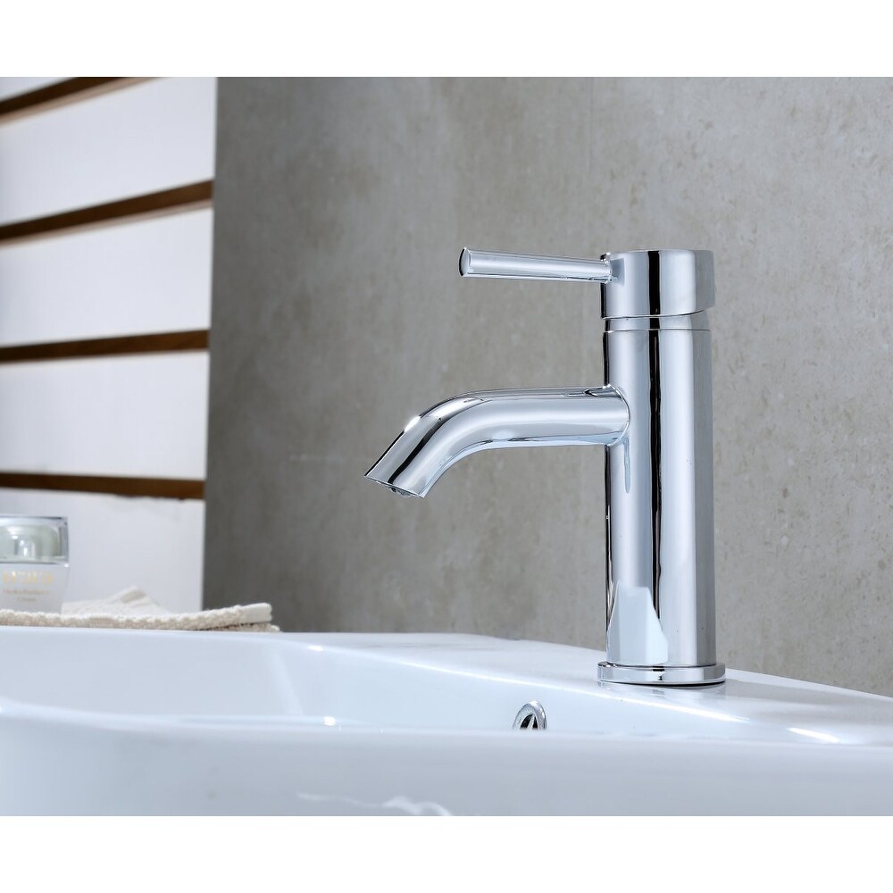 Ultra Faucets UF36503 Euro One-Handle Bathroom Faucet, Brushed Nickel - image 4 of 5