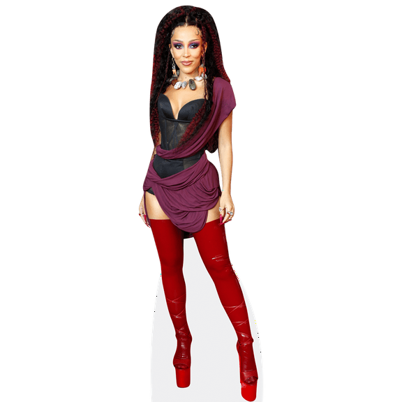 Doja Cat (Purple) Lifesize Cardboard Cutout Standee