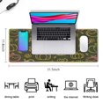 thumbnail image 5 of Large Mouse Pad,Welcome Thanksgiving Pumpkin Harvest Rectangle Desk Mat Non-Slip Rubber Base for Desk Gaming Laptop Mouse Mats for Gaming Gifts (31.5x11.8in), 5 of 7