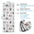 thumbnail image 2 of Cute Hedgehog Flower Pattern Hot Yoga Mat Towel Non Slip for Hot Yoga - Quick-Drying Yoga Mat Cover with 4 Corner Pockets with Travel Bag - Hot Yoga Towel Non Slip 74"x26", 2 of 6