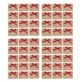 thumbnail image 1 of 50pcs European Style Envelope Kraft Paper Storage Pouch Bowknot Envelope Delicate Invitation Cards Envelopes (With Claret-red Ribbon), 1 of 7