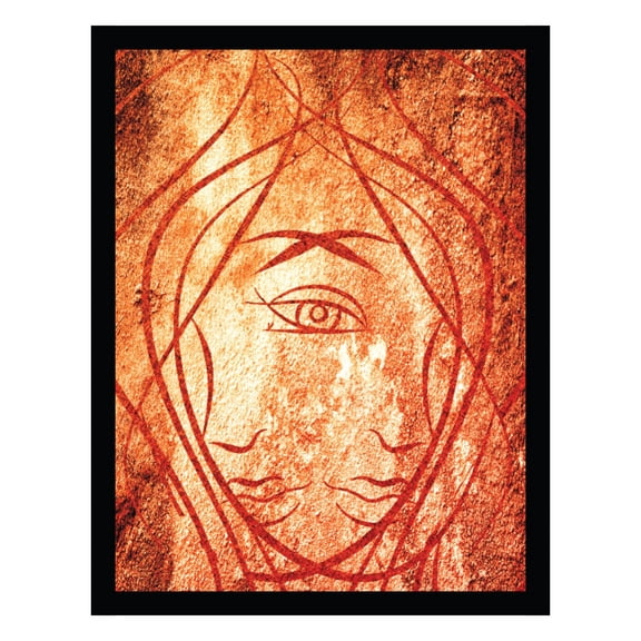 Abstract Woman - Framed Print