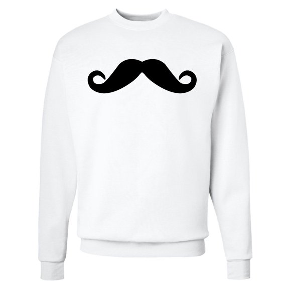 Inktastic Mustache Adult Sweatshirt