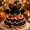 Bat, variant on Halloween Crochet Tabletop Decor DIY Kit, Fox Character Tree Craft for Adults, Handmade Holiday Home Decor, 6.69 in