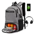 thumbnail image 1 of Mochila De Almuerzo Antirrobo Impermeable A Portátil 15,6i Color gris Diseño de la tela Oxford 900D, 1 of 8