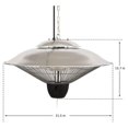 thumbnail image 2 of Sun-Ray Radiateur Électrique Infrarouge Suspendu 1500W, Intérieur/extérieur, Argent, 2 of 9