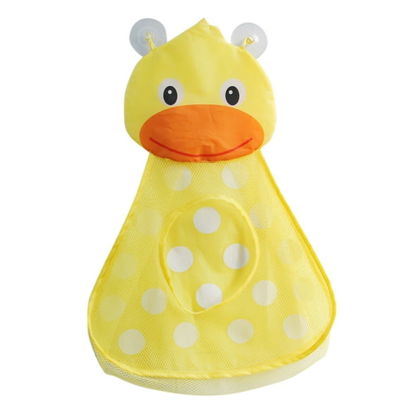 Cute Cartoon Frog Duck Baby Kids Bath Toy Bathroom Mesh Bag Organizer Holder