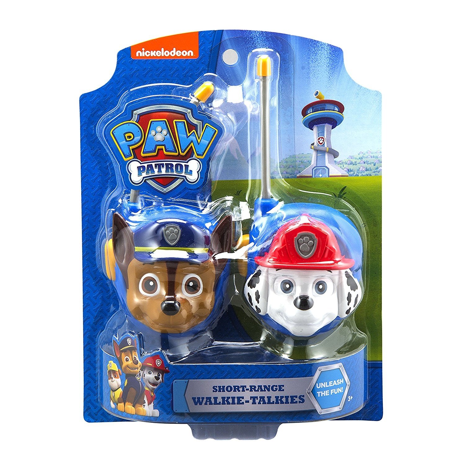 paw patrol chase & marshall walkie talkies