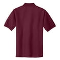 thumbnail image 6 of Yellow Rooster Male Silk Touch Polo Men Extended T-Shirts Maroon 3XL, 6 of 7
