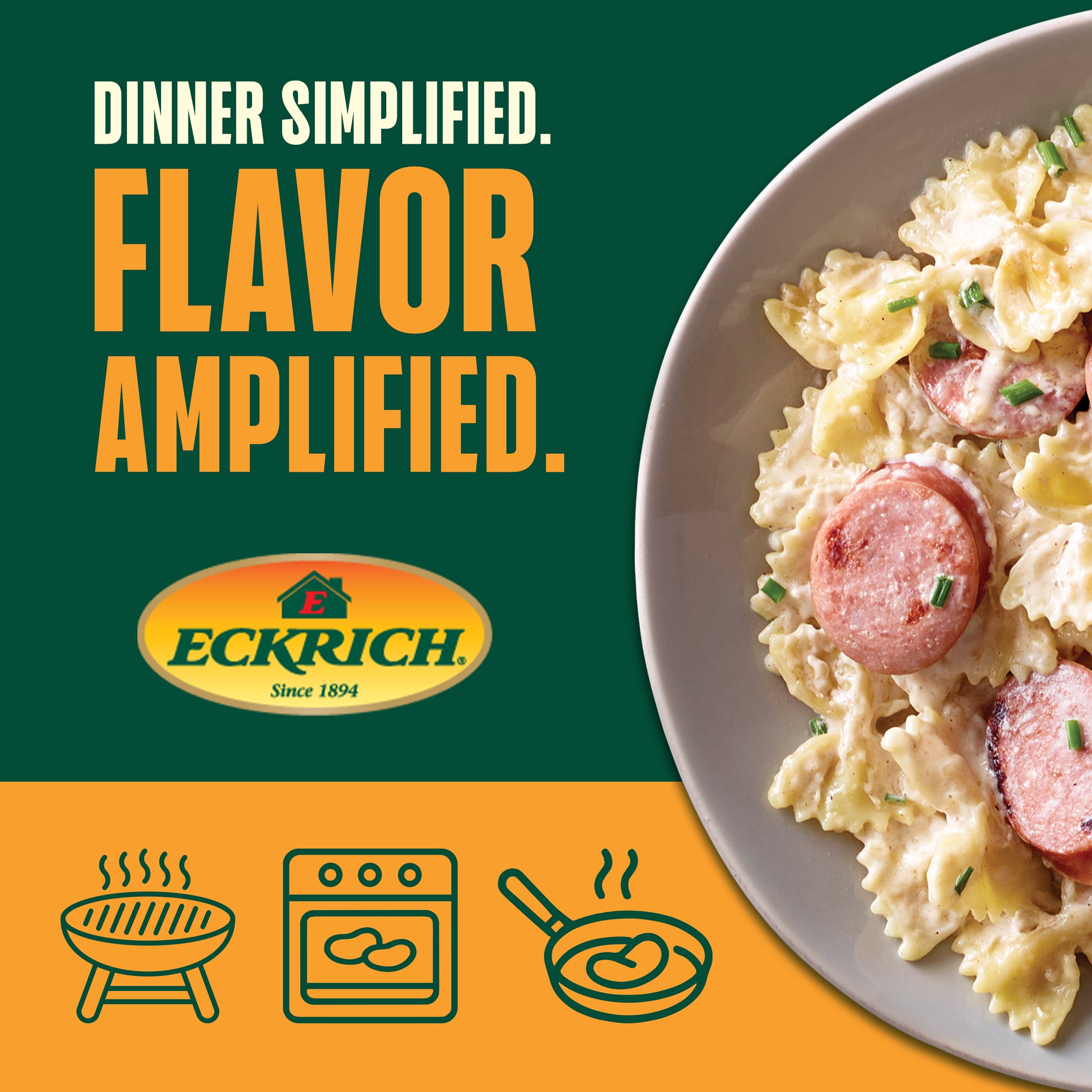 Eckrich Skinless Turkey Smoked Sausage, 13 oz