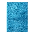 thumbnail image 2 of Chenille Non-Slip Bathroom Rug, 16x24 Inch Super Absorbent Soft Floor Mat, Cloud-Like Shaggy Mat for Tub Shower Entry Light Blue, 2 of 9