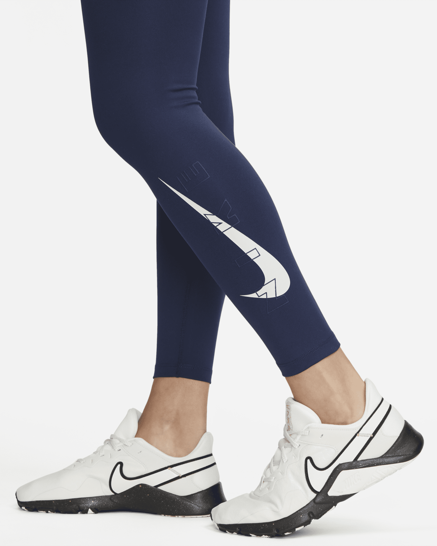 Nike Training One Dri-Fit mid rise 7/8 leggings in jungle green