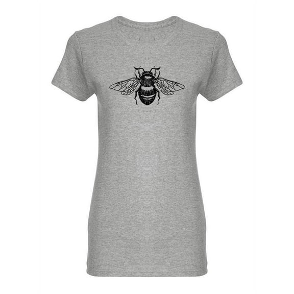 Drawing Of A Bee T-Shirt Women -Image by Shutterstock, Female 3X-Large