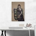 thumbnail image 2 of ARTCANVAS Olga in an Armchair 1918 Canvas Art Print by Pablo Picasso - Size: 26" x 18" (0.75" Deep), 2 of 9