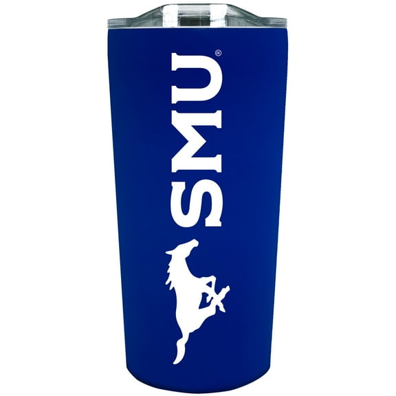 SMU Mustangs 18oz. Stainless Steel Soft Touch Tumbler