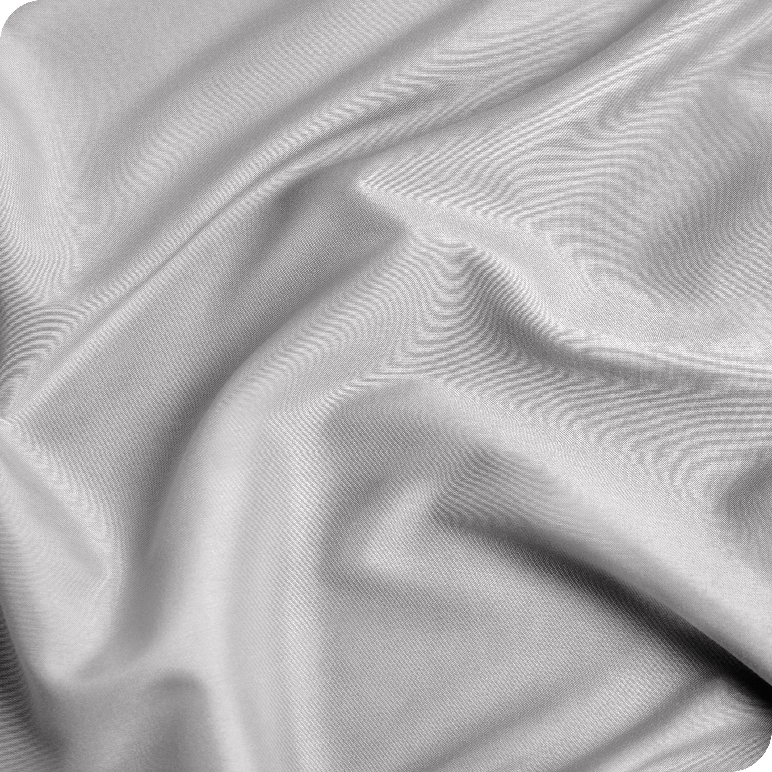 Bare Home Microfiber Duvet Cover & Sham Set, Twin/Twin XL, Light Gray, 2-Pieces