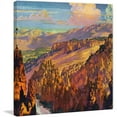 thumbnail image 2 of "Grand Canyon" Painting Print on Wrapped Canvas, 2 of 7