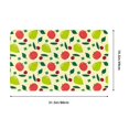 thumbnail image 2 of Bathroom Rugs Non Slip Washable - Cute Teal Pear Red Fruit Kitchen Mats for Floor, Area Rugs for Entryway Rugs Indoor, Laundry Bathroom Room Door Rug with Rubber Backing 20x31.5in, 2 of 8
