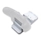 thumbnail image 3 of Universal White 2Pcs Baterías Recargables Con Cargador De Controlador De Base De Carga Dual Para Xbox One Paquete De Batería Recargable sonducket EL009008-00, 3 of 6