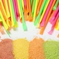 Neon Candy Straws Sugar Filled Candy Straws 600 Sticks Parade