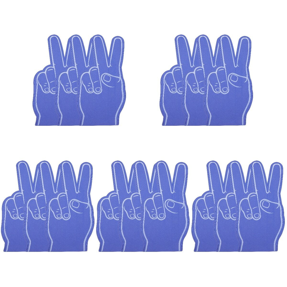 15 Pcs Foam Finger Cheering Foams Finger Sports Event Props Photo Props