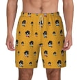 thumbnail image 3 of Uemuo Cute Dog Pattern Mens Swim Trunks Quick Dry Board Shorts with Mesh Lining, Stretch Beach Shorts Quick Dry No-Chafing Board Shorts-Large, 3 of 9