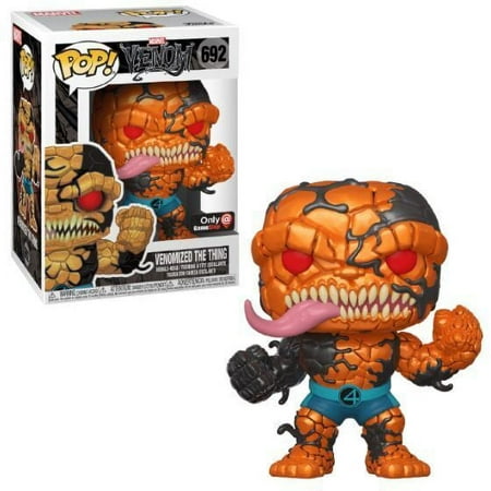 En Oferta Funko Pop Marvel Venom Venomized The Thing 692 Metallic Bobble Head Figure