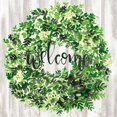 thumbnail image 2 of Parker, Jennifer Paxton 15x15 White Modern Wood Framed Museum Art Print Titled - Welcome Wreath II, 2 of 4