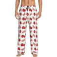 thumbnail image 2 of Kdxio Strawberry Print Men's Sleep Pajama Pant Lounge Pants with Pockets, 2 of 8