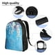 thumbnail image 5 of Balery Hanging Orchids Floral Blue Mochila - Mochila Estilosa y Duradera para Laptop de 15 Pulgadas con Tela Oxford Impermeable, 5 of 8