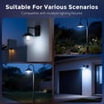thumbnail image 3 of Motion Sensor LED Light Bulb 12W 5000K Daylight Auto On/Off for Garage Porch Hallway, 3 of 7
