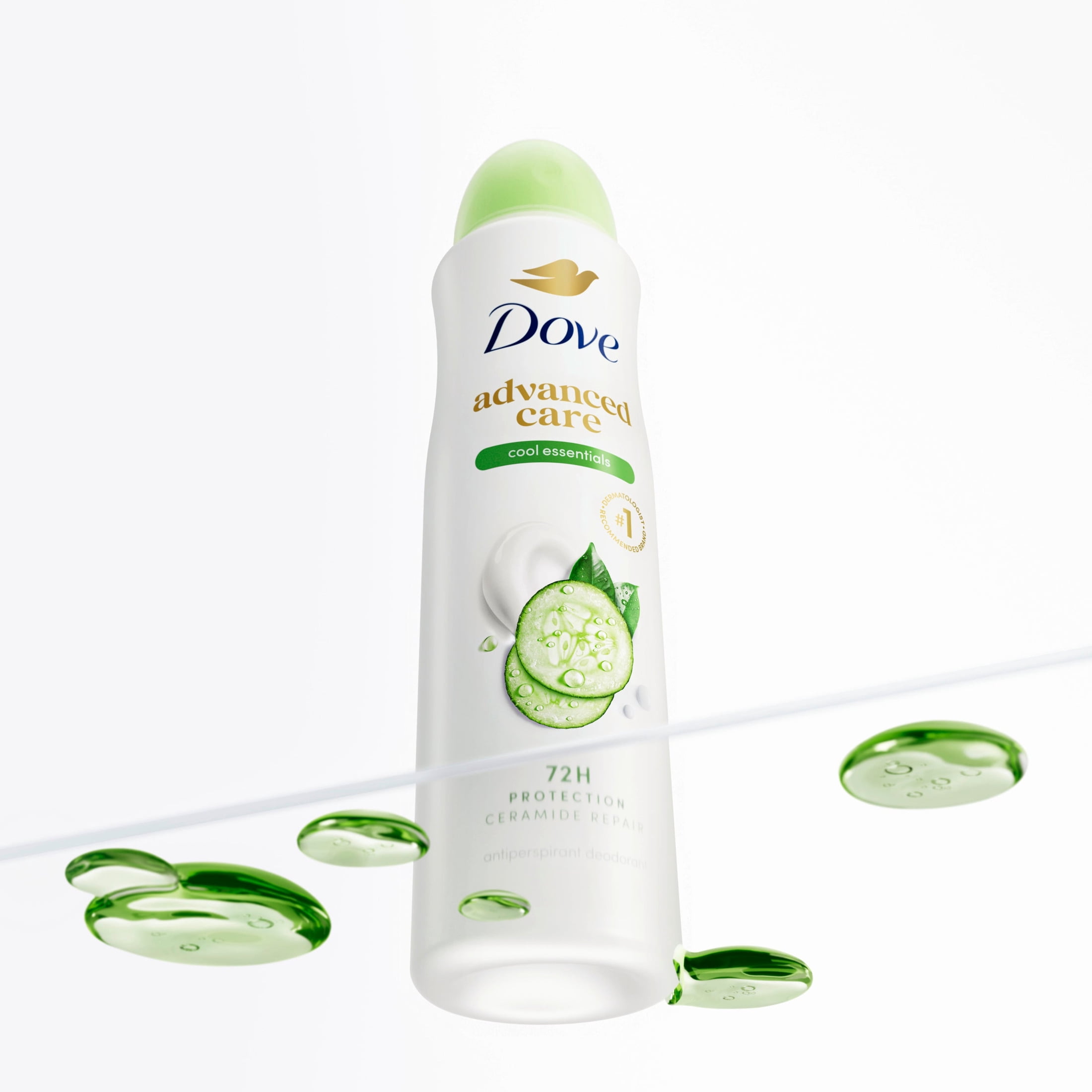 Dove Advanced Care Antiperspirant Deodorant Dry Spray For Helping Your Skin Barrier Repair After Shaving Cool Essentials With Pro Ceramide Technology, 3.8 oz