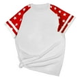 thumbnail image 2 of Fznquz Independence Day Women Tops 4th of July Shirt Summer Casual Red Patriotic Womens Blouses, 2 of 3