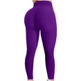 thumbnail image 1 of Leggings, Mujer Levantamiento de glúteos Pantalones de yoga Cintura alta Control de barriga Burbuja Levantamiento de cadera Entrenamiento Mallas para correr Adepaton  WMZL-864-56, 1 of 5