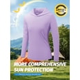 thumbnail image 5 of TRYSIL Womens Lightweight Hoodie UPF 50+ Sun Protection Long Sleeve Running Hiking Outdoor Shirts,Size(XS-2XL), 5 of 7