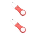 thumbnail image 1 of Greeniant Golf Pitch Groove Repair Fork Pitchfork Mango de plástico Cabeza de acero inoxidable Reutilizable Putting Marker Removal Red Type2 NO2 Greeniant CBP218355, 1 of 6