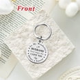 thumbnail image 2 of Gifts for Husband - Fathers Day Dad Gifts from Wife - Husband Keychain - Father's Day Gifts for Husband Key Chain Birthday Anniversary, 2 of 5