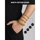 thumbnail image 2 of Brazalete Bestyle con cadenas cubanas de Miami chapadas en oro de 18 quilates, 19 cm, 2 of 9