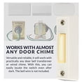 thumbnail image 5 of Newhouse Hardware BT3WL doorbell button, 1-Pack, White, 5 of 5