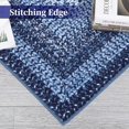 thumbnail image 3 of 2025 New Modern Braided Print Area Washable Rug, Entryway Non-Slip Runners, Ultra-Thin Farmhouse Kitchen Mat, Non-Shedding Accent Carpet, for Bedroom Bedside Laundry, 3 of 6