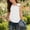 Tops-361White, variant on Gamivast Summer Tops for Girls Square Neck Button Shoulder Regular Fit Blouse Eyelet Lace Hollow out Cotton Sleeveless Shirts Casual Daily Holiday Beach Party Wear